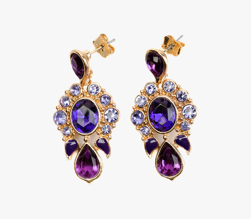 Purple Earring
